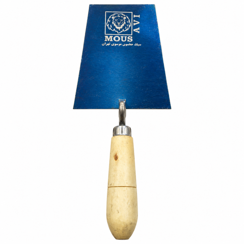کمچه تخت دسته چوبی معمولی برند MOUS